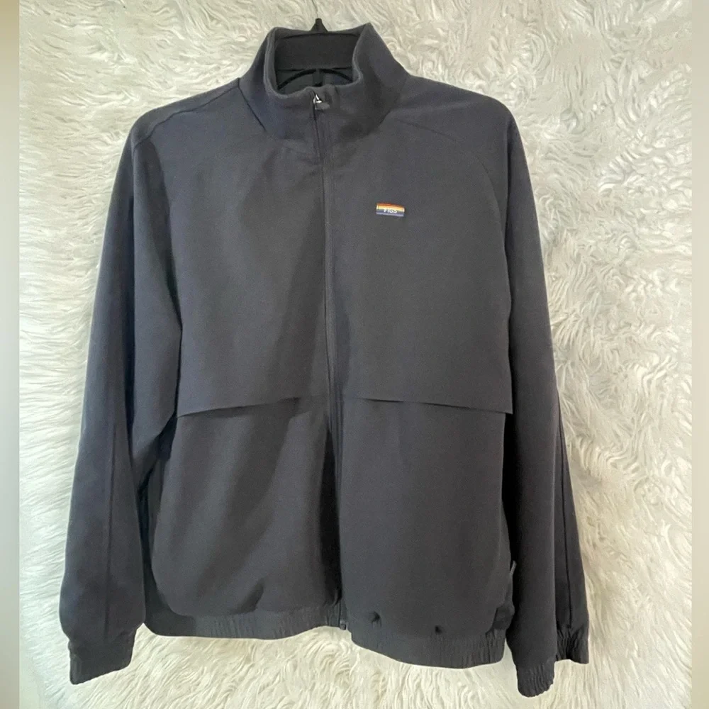 Figs Black Zip-Up Medical Jacket - Picture 2 of 13